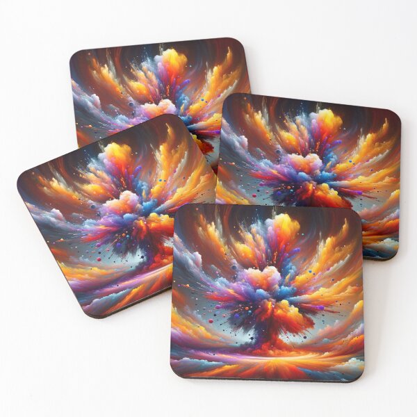 Item preview, Colorful Atomic Explosion designed and sold by Zestpond.