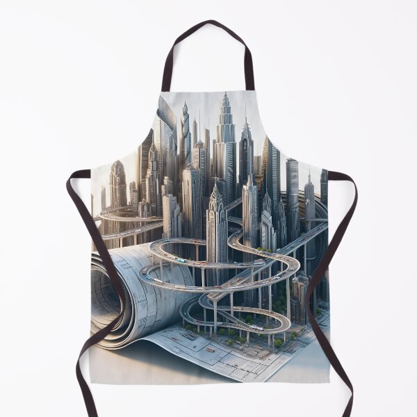 Item preview, "Architectural Genesis: A City Unfolds" designed and sold by APARTAI EU.