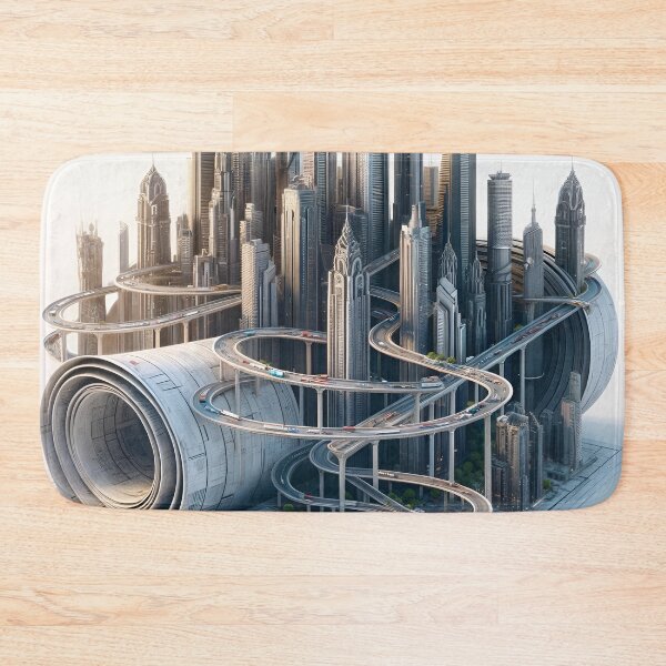 Item preview, "Architectural Genesis: A City Unfolds" designed and sold by APARTAI EU.