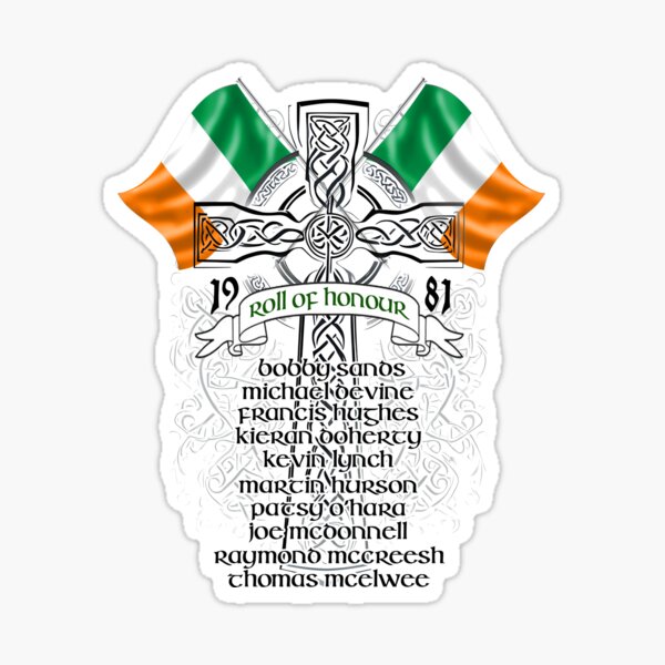 Vista previa del artículo con la obra «Huelga de hambre irlandesa 1981 - Irlanda», diseñado y vendido por REAL IRISH GIFTS.