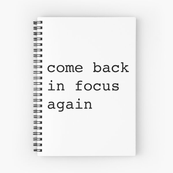 Item preview, come back in focus again designed and sold by shufflik.