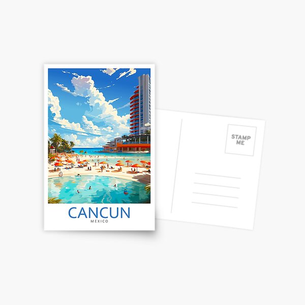 Item preview, Minimalistic Cancun Mexico designed and sold by Marciolini.