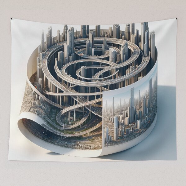 Item preview, "Urban Coil: The City That Engineers Itself" designed and sold by APARTAI EU.