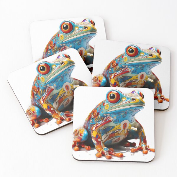 Item preview, Kaleidoscope Croaker - Abstract Toad Art designed and sold by dungeonwarriors.