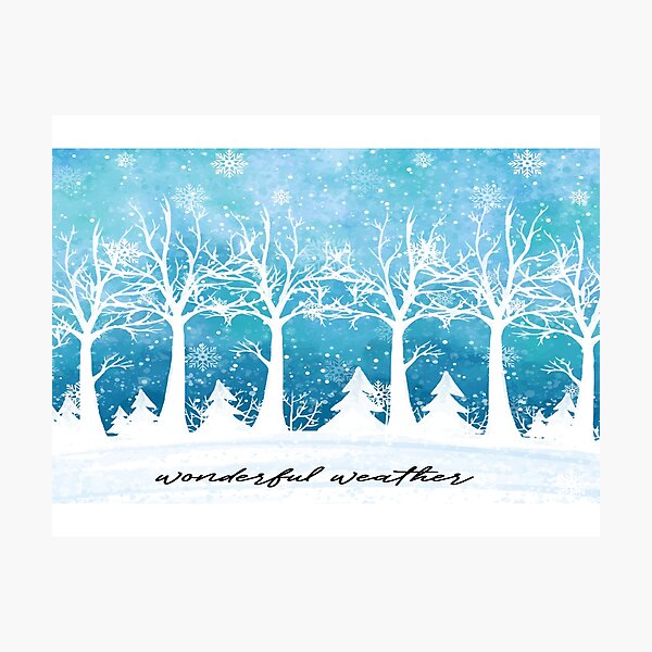 Item preview, snowy trees  designed and sold by CREATIVDESIGNN.