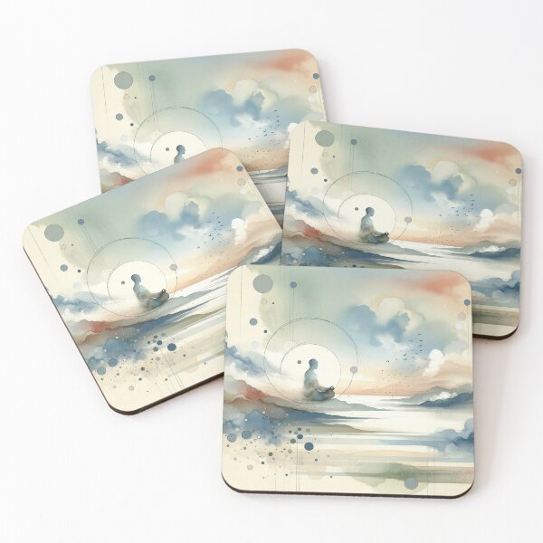 Item preview, Meditative Horizon in Watercolor designed and sold by Vlark555.