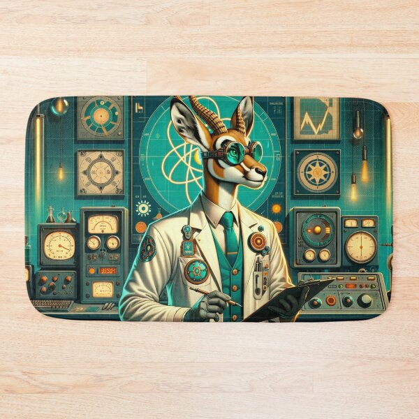 Item preview, Atompunk Gazelle Scientist designed and sold by Zestpond.