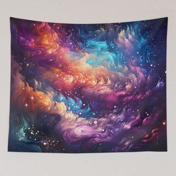 Item preview, "Galactic Brushstrokes: Cosmic Dance" designed and sold by APARTAI EU.