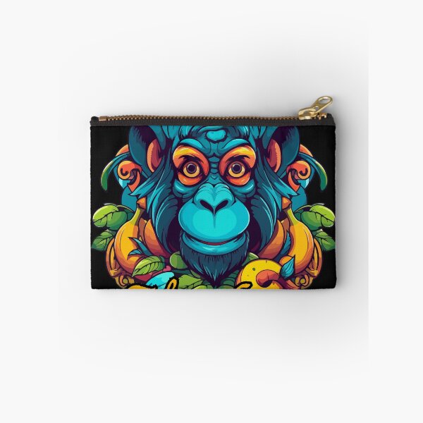 Item preview, colorful monkey  designed and sold by HafsaIrfan.