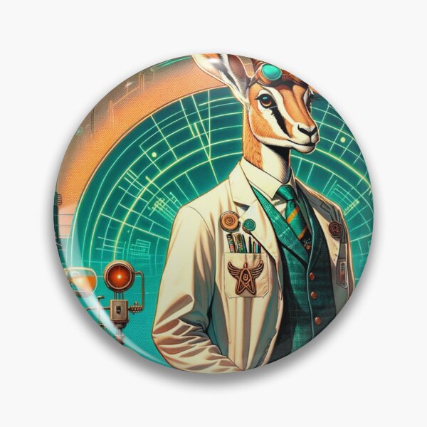 Item preview, Atompunk Gazelle Scientist designed and sold by Zestpond.