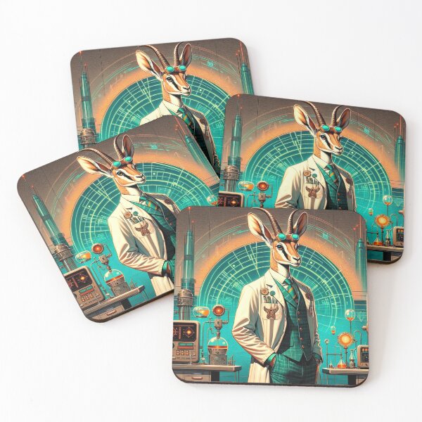 Item preview, Atompunk Gazelle Scientist designed and sold by Zestpond.