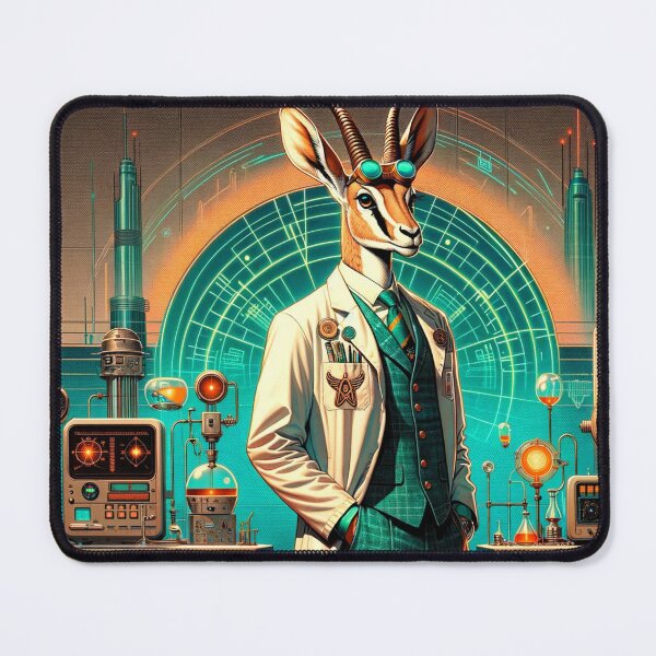 Item preview, Atompunk Gazelle Scientist designed and sold by Zestpond.