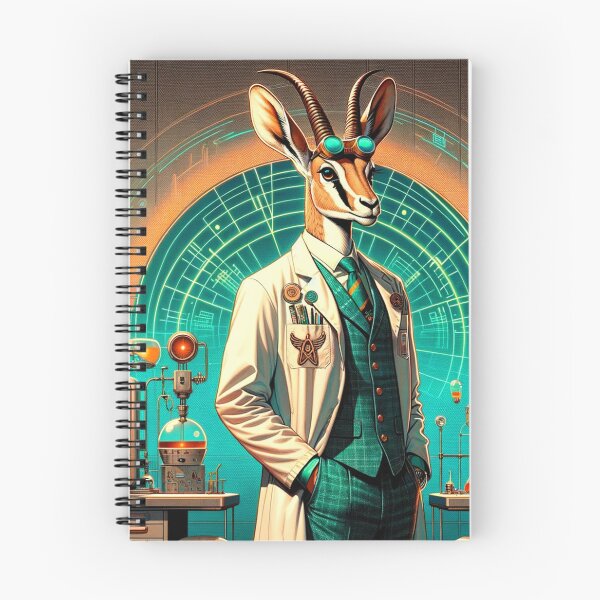 Item preview, Atompunk Gazelle Scientist designed and sold by Zestpond.