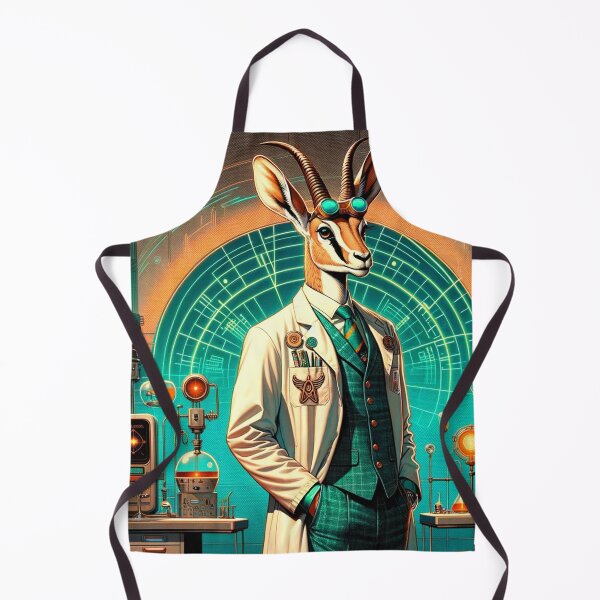 Item preview, Atompunk Gazelle Scientist designed and sold by Zestpond.