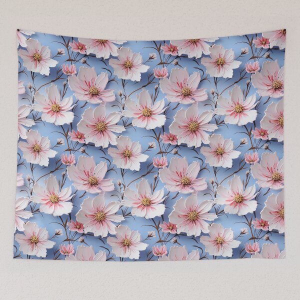 Item preview, Cosmos Tile 13: Stardust Whispers Clothed in Silken Petals designed and sold by TheBrainArt.