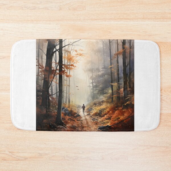 Item preview, Hiking Through Autumnal Fog designed and sold by Shirtastically.