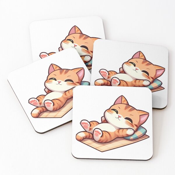 Item preview, Cat Sunbathing designed and sold by Serene Madcap.