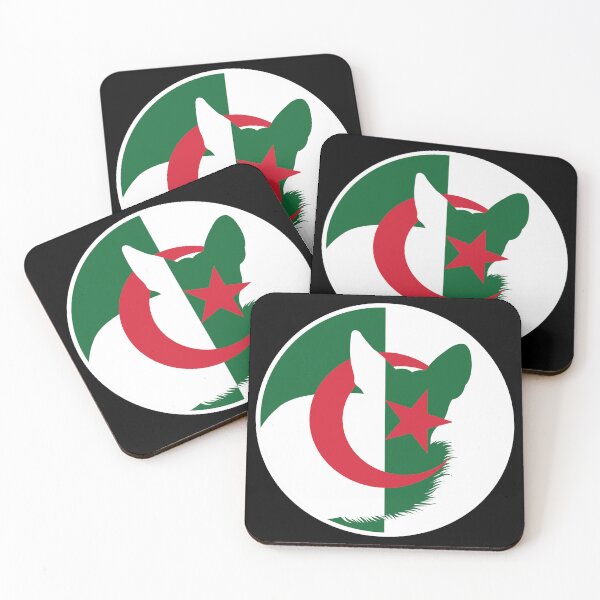 Item preview, Algeria Fennec Fox Algerian National Animal Flag designed and sold by FlagX.