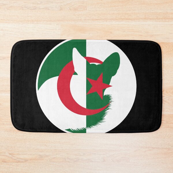 Item preview, Algeria Fennec Fox Algerian National Animal Flag designed and sold by FlagX.