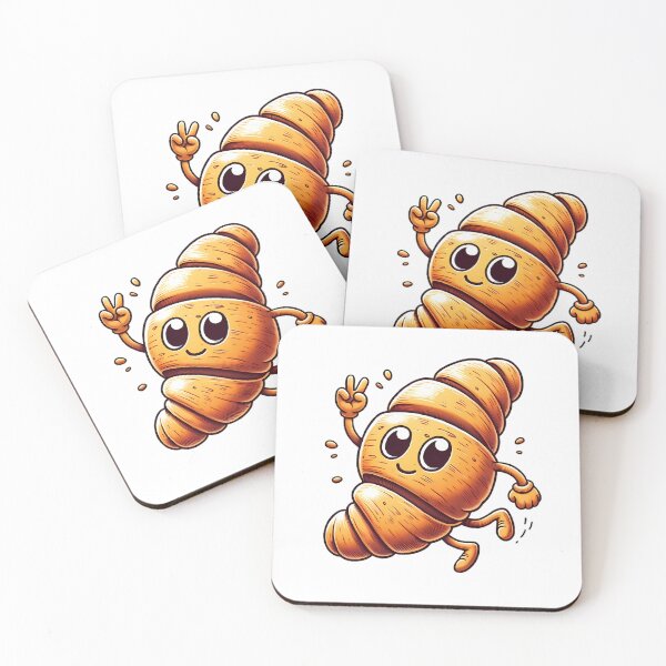 Item preview, Dancing Food: dancing croissant designed and sold by CreativeSparkzz.