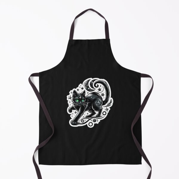 Item preview, Stylish Black Cat Illustration designed and sold by Anavai987.
