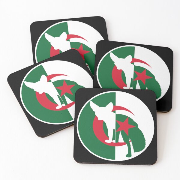 Item preview, Algeria Fennec Fox Algerian National Animal Flag designed and sold by FlagX.