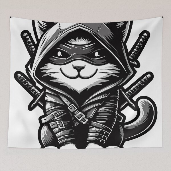 Item preview, Cat Assasin designed and sold by bihtti.