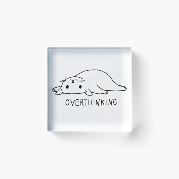 Item preview, overthinking designed and sold by aishiterumo.
