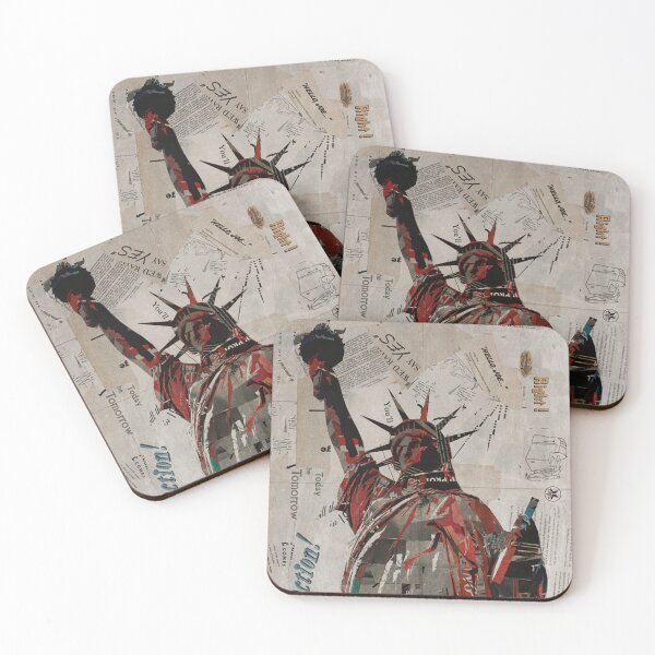 Item preview, Statue of Liberty Collage Paper Cut Out designed and sold by print-et-al.
