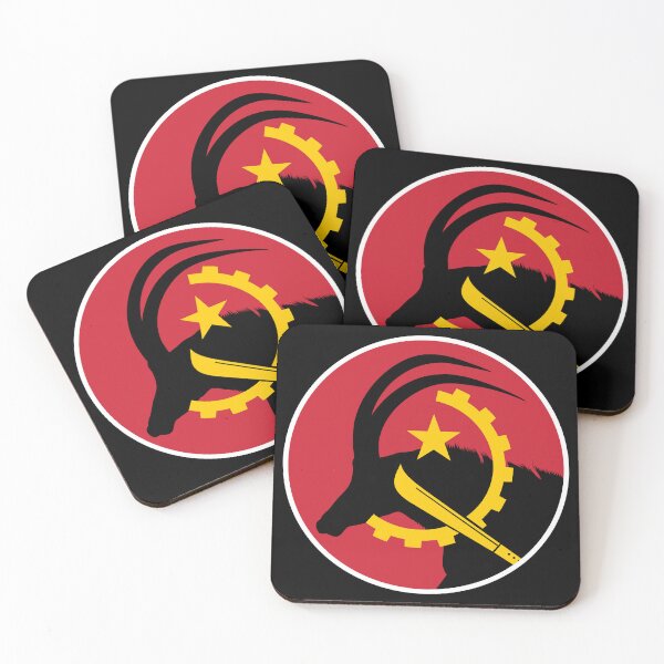 Item preview, Antílope sable de Angola Bandera animal nacional angoleña designed and sold by FlagX.