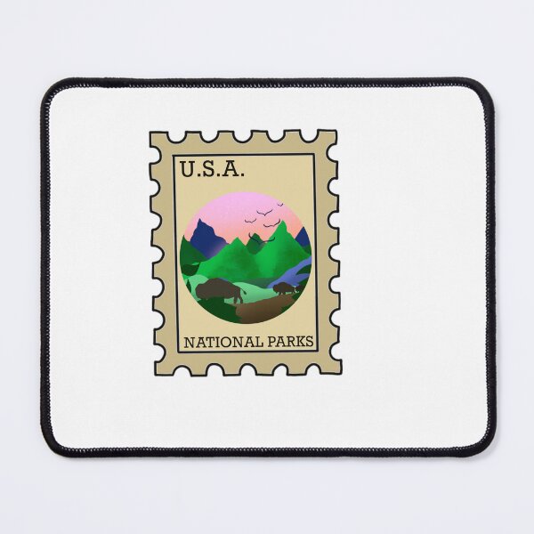 Item preview, National Park Stamp Art designed and sold by haleykersley.