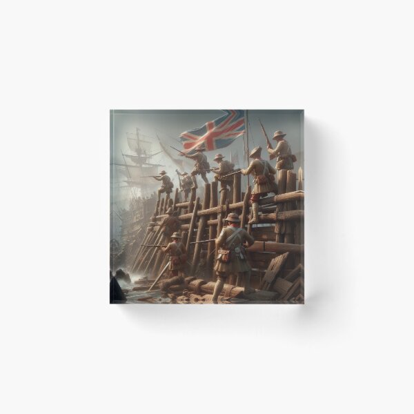 Item preview, Defending the Wooden Palisade designed and sold by BigBadWaxMan.