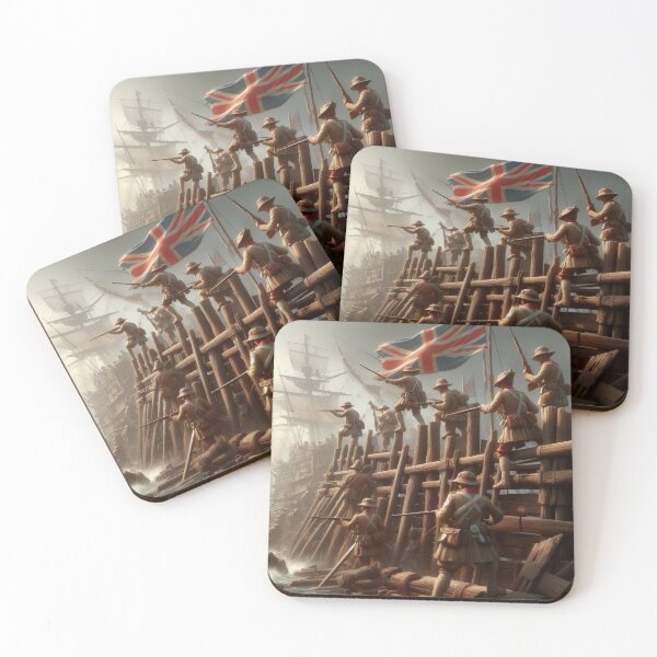Item preview, Defending the Wooden Palisade designed and sold by BigBadWaxMan.