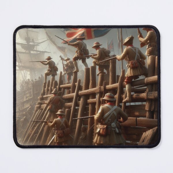 Item preview, Defending the Wooden Palisade designed and sold by BigBadWaxMan.