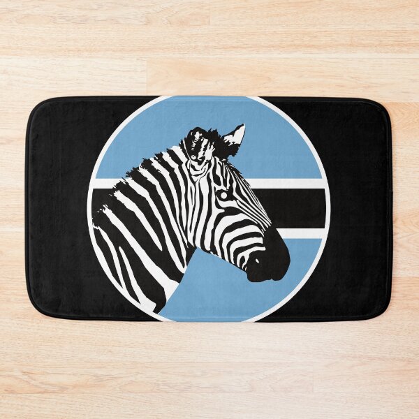 Item preview, Botswana Zebra Batswana National Animal Flag designed and sold by FlagX.
