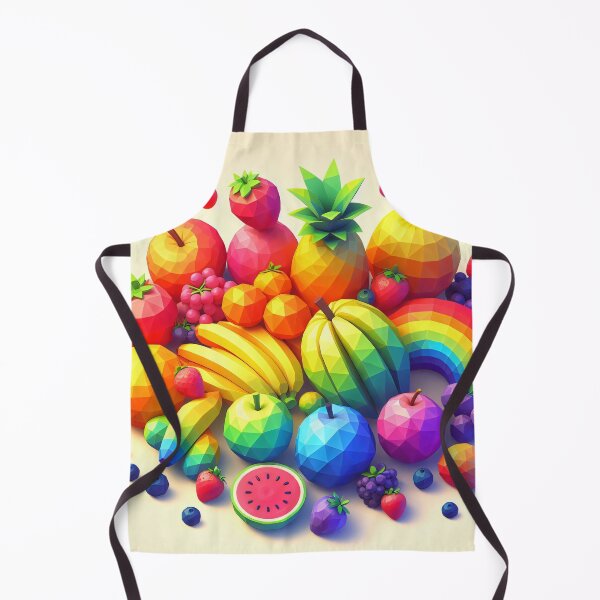 Item preview, Low Poly Rainbow Fruits #1 designed and sold by DragonsPetals.