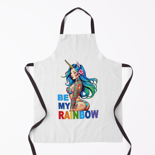 Item preview, Be My Rainbow; Unicorn; designed and sold by StickerApe.