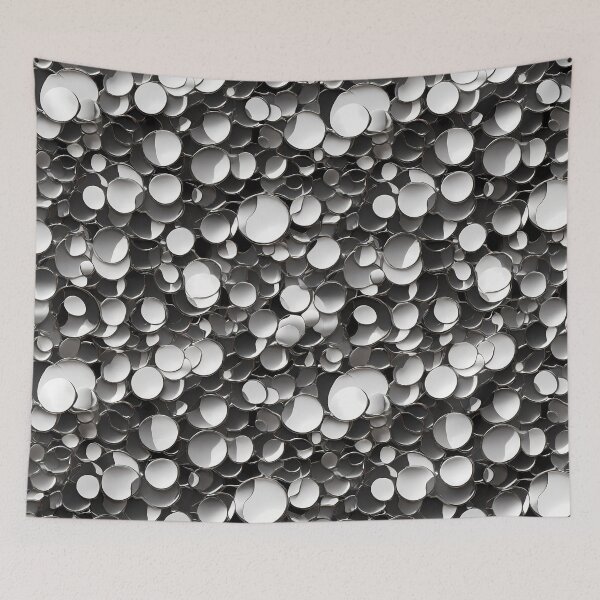 Item preview, Metallic Pattern: Silver Pattern designed and sold by CreativeSparkzz.