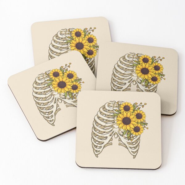 Item preview, Sunflowers Ribs Anatomy - Vintage Rib Anatomy- Orthopedic Doctor  designed and sold by Lam Assia.