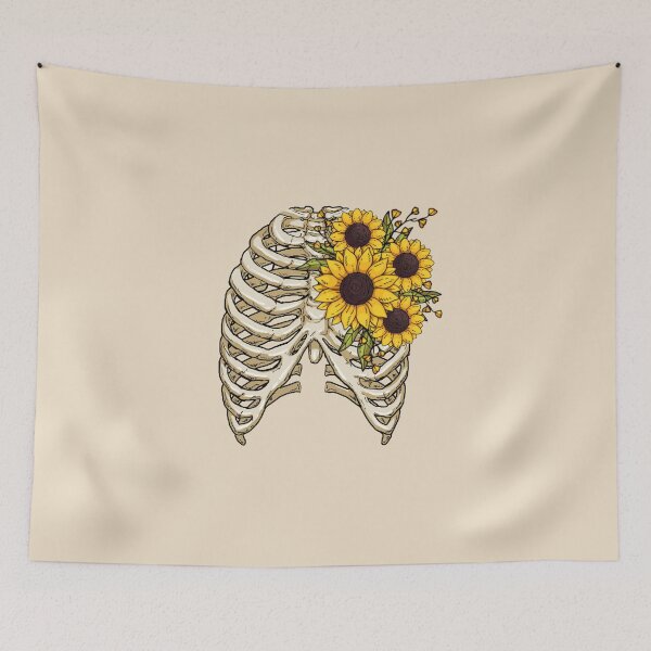 Item preview, Sunflowers Ribs Anatomy - Vintage Rib Anatomy- Orthopedic Doctor  designed and sold by Lam Assia.