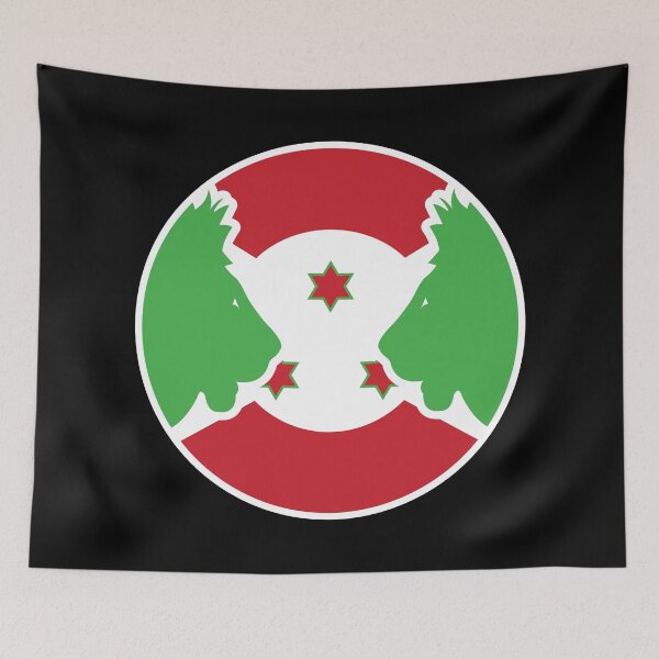 Item preview, Burundi Lion Burundian National Animal Flag designed and sold by FlagX.