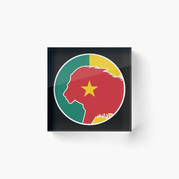 Item preview, Cameroon Lion Cameroonian National Animal Flag designed and sold by FlagX.