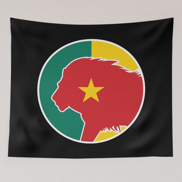 Item preview, Cameroon Lion Cameroonian National Animal Flag designed and sold by FlagX.
