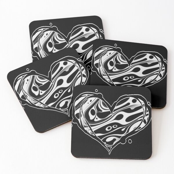 Item preview, Liquid trippy Heart psychedelic sketch designed and sold by Stayskull.