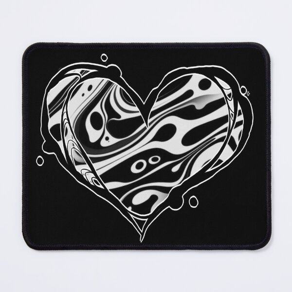 Item preview, Liquid trippy Heart psychedelic sketch designed and sold by Stayskull.