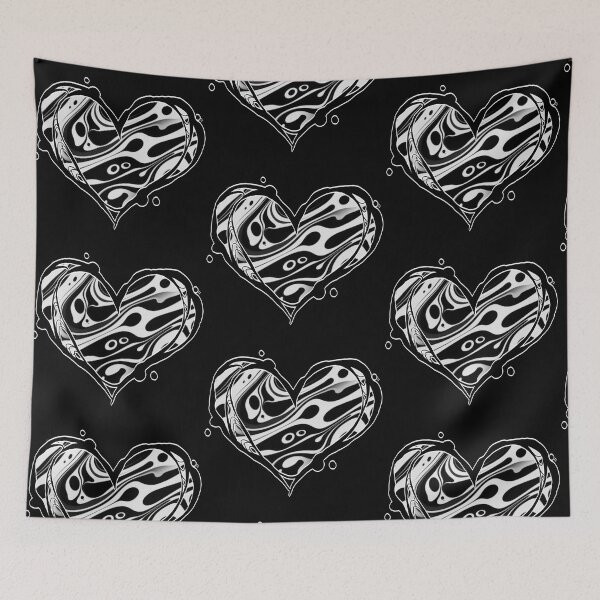Item preview, Liquid trippy Heart psychedelic sketch designed and sold by Stayskull.