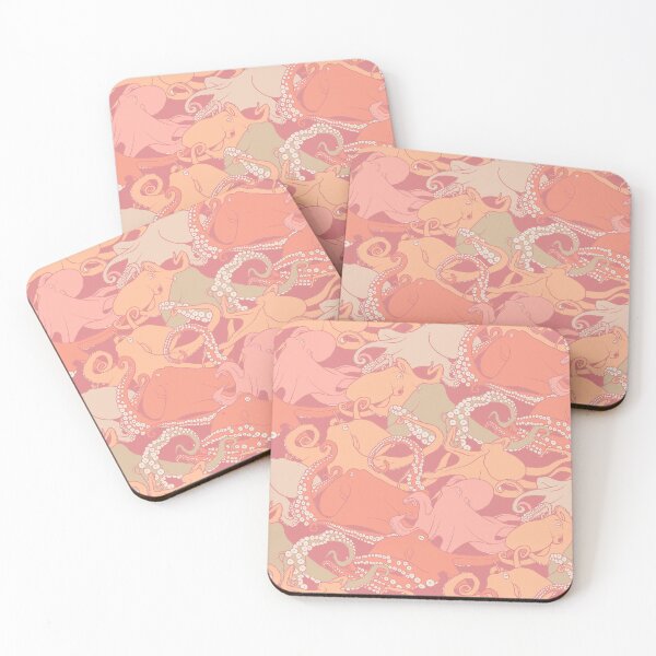 Item preview, Octopus Pattern - Peach Fuzz designed and sold by Elizabeth Weglein.