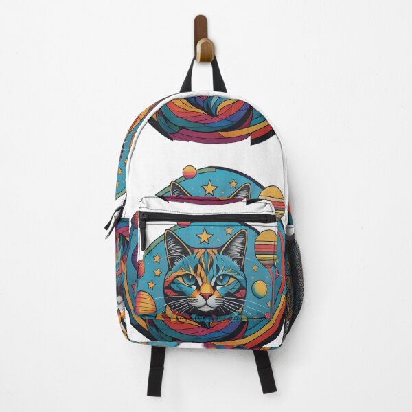 Item preview, Celestial Cat with Planets designed and sold by Qlutique.