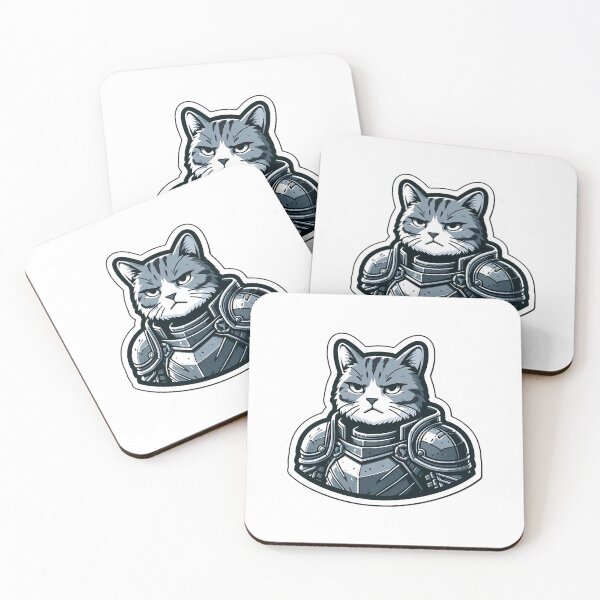 Item preview, Serious warrior cat  designed and sold by VividDripCo.