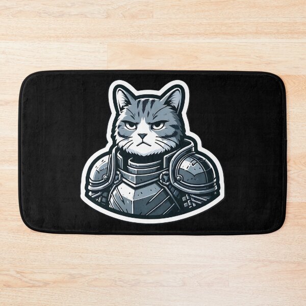 Item preview, Serious warrior cat  designed and sold by VividDripCo.